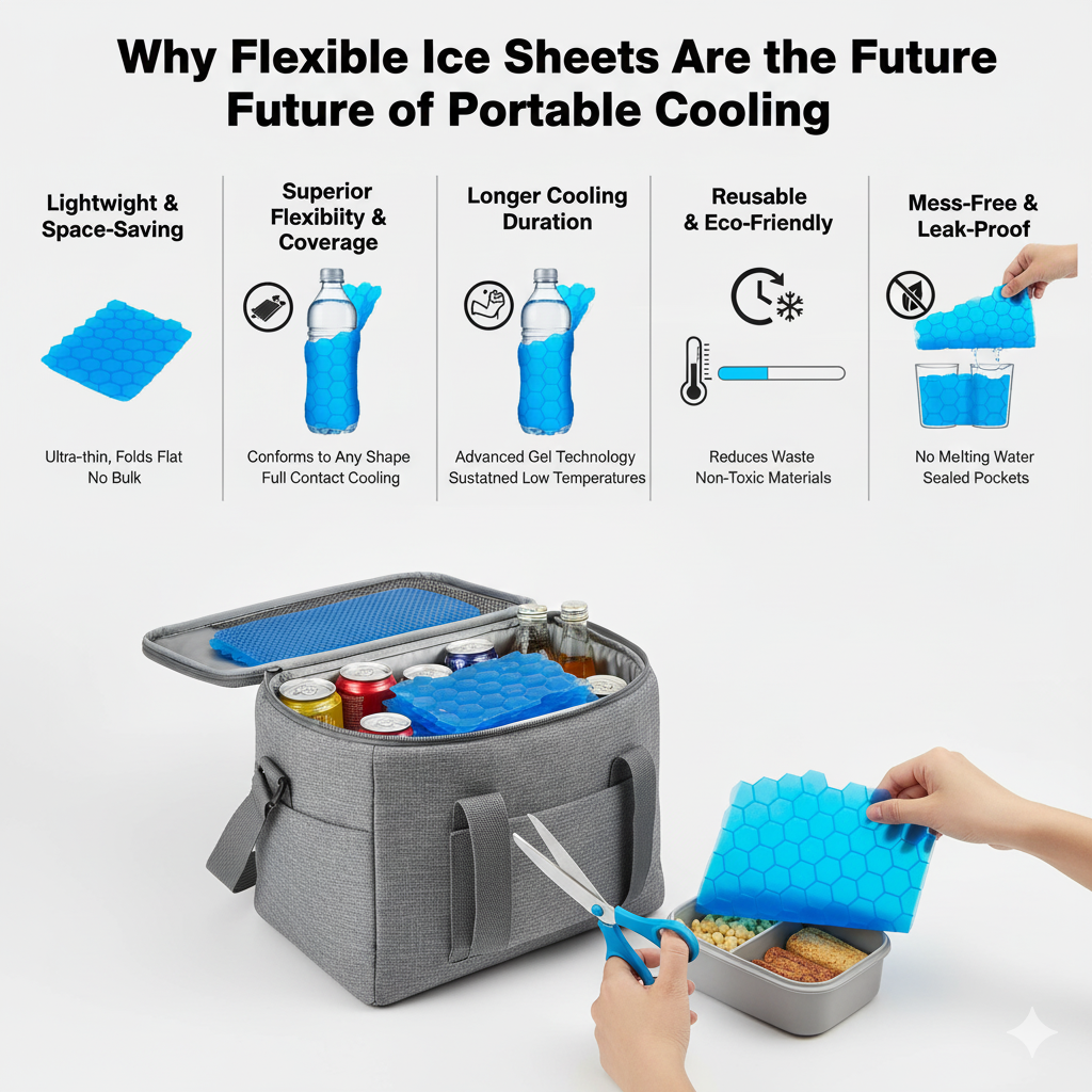 Flexible Ice Sheets Are the Future of Portable Cooling