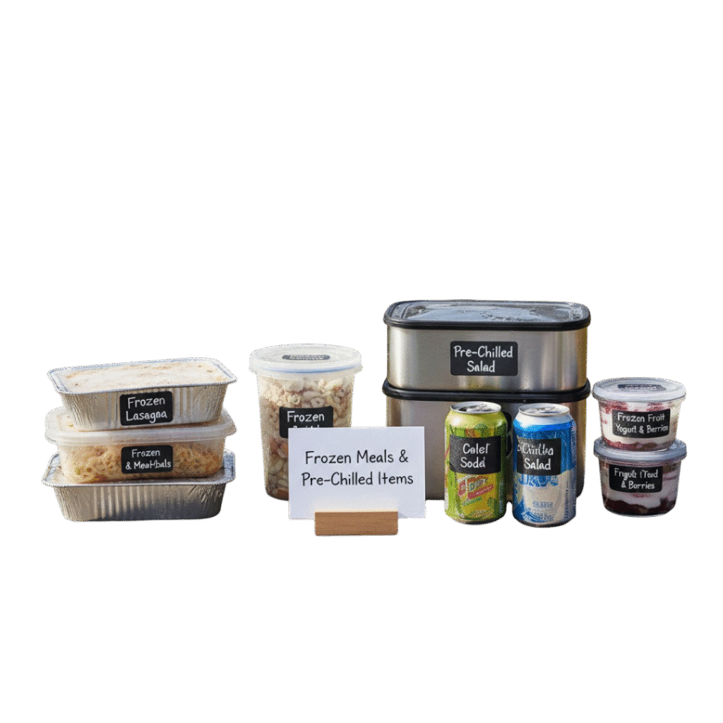 Frozen Meals or Pre-Chilled Items