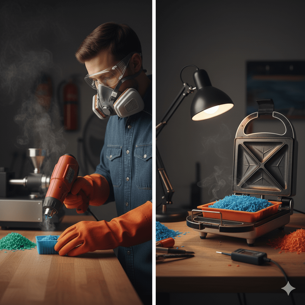 Heat Gun or Sandwich Press