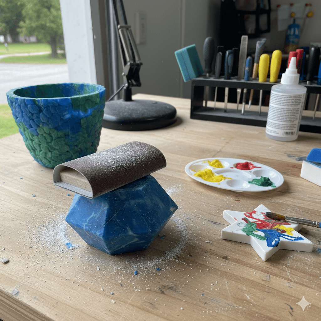 Sand, Paint, or Finish Your Creations