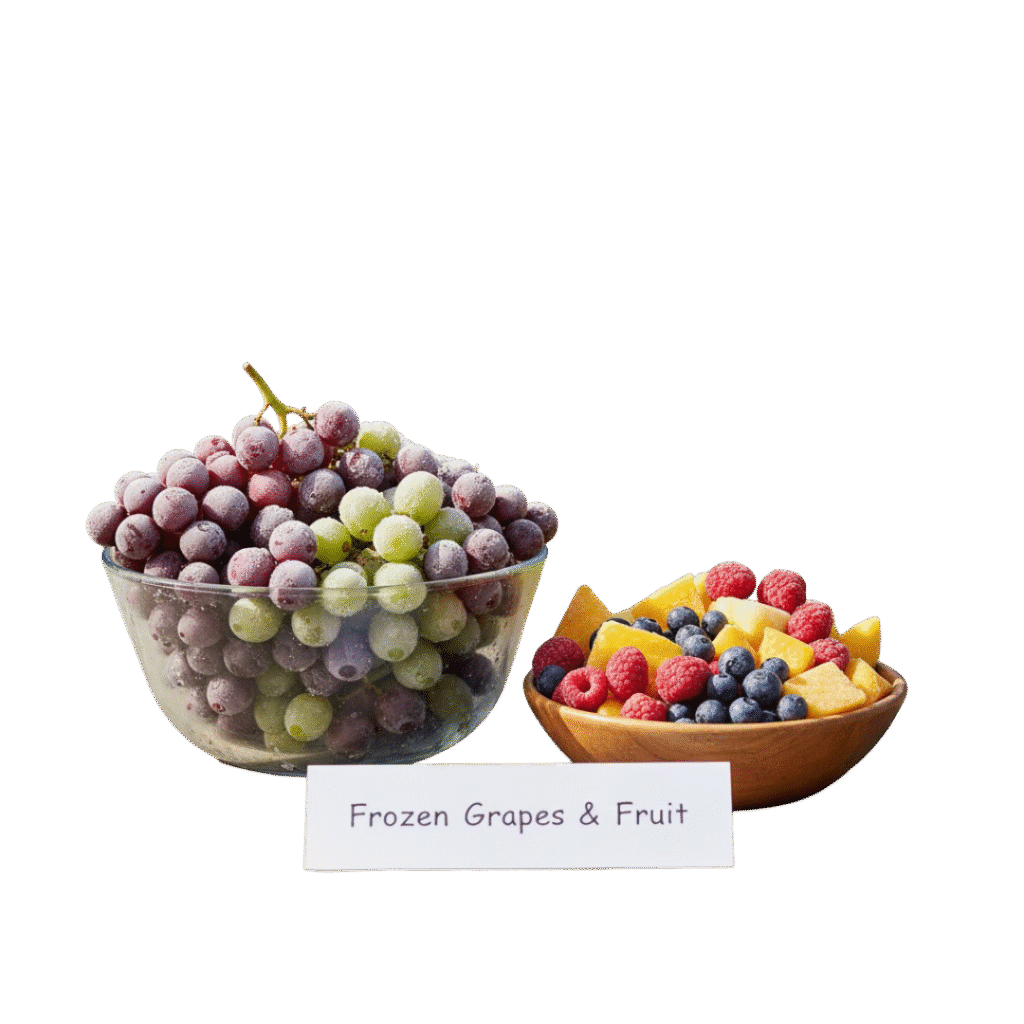 frozen Grapes or Fruits