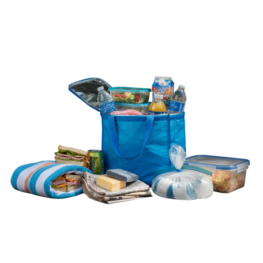 how to keep food cold without a cooler bag