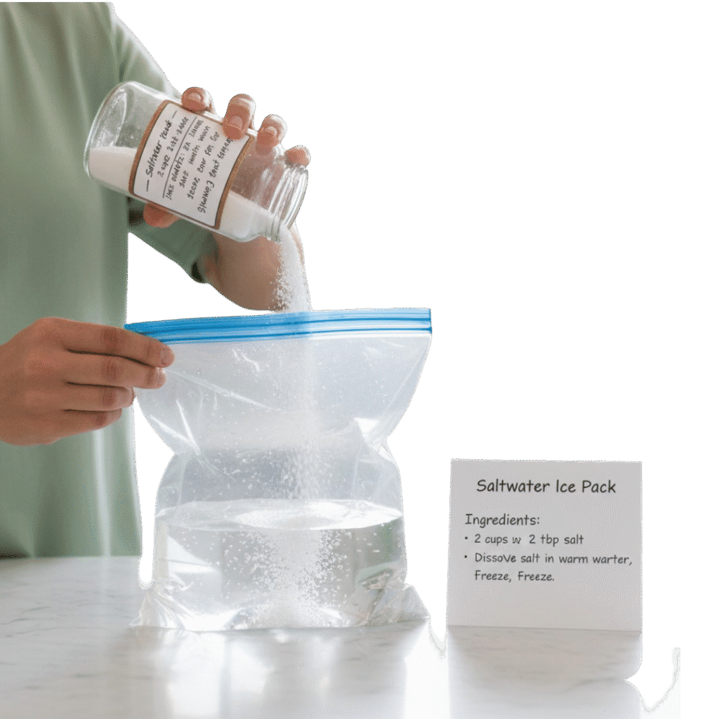 salt water gel pack