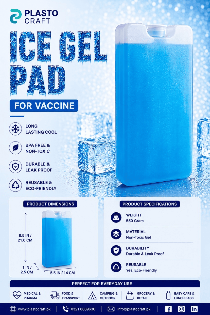 Ice Gel Pad for Medicine Transport - 550 g - Image 2
