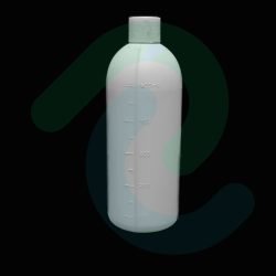 HDPE Measuring Line Bottle with Cap (Small Neck)