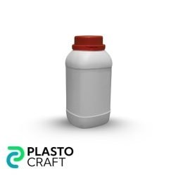 HDPE Square Jar with Cap